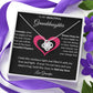 To My Beautiful Granddaughter Love Knot Necklace Gift From Grandpa