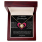 To My Beautiful Granddaughter Love Knot Necklace Gift From Grandpa