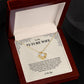 To My Future Wife, Love Knot Necklace