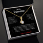 To My Valentine Alluring Beauty Necklace, I LOVE YOU with all my heart and all my soul. Perfect for HER