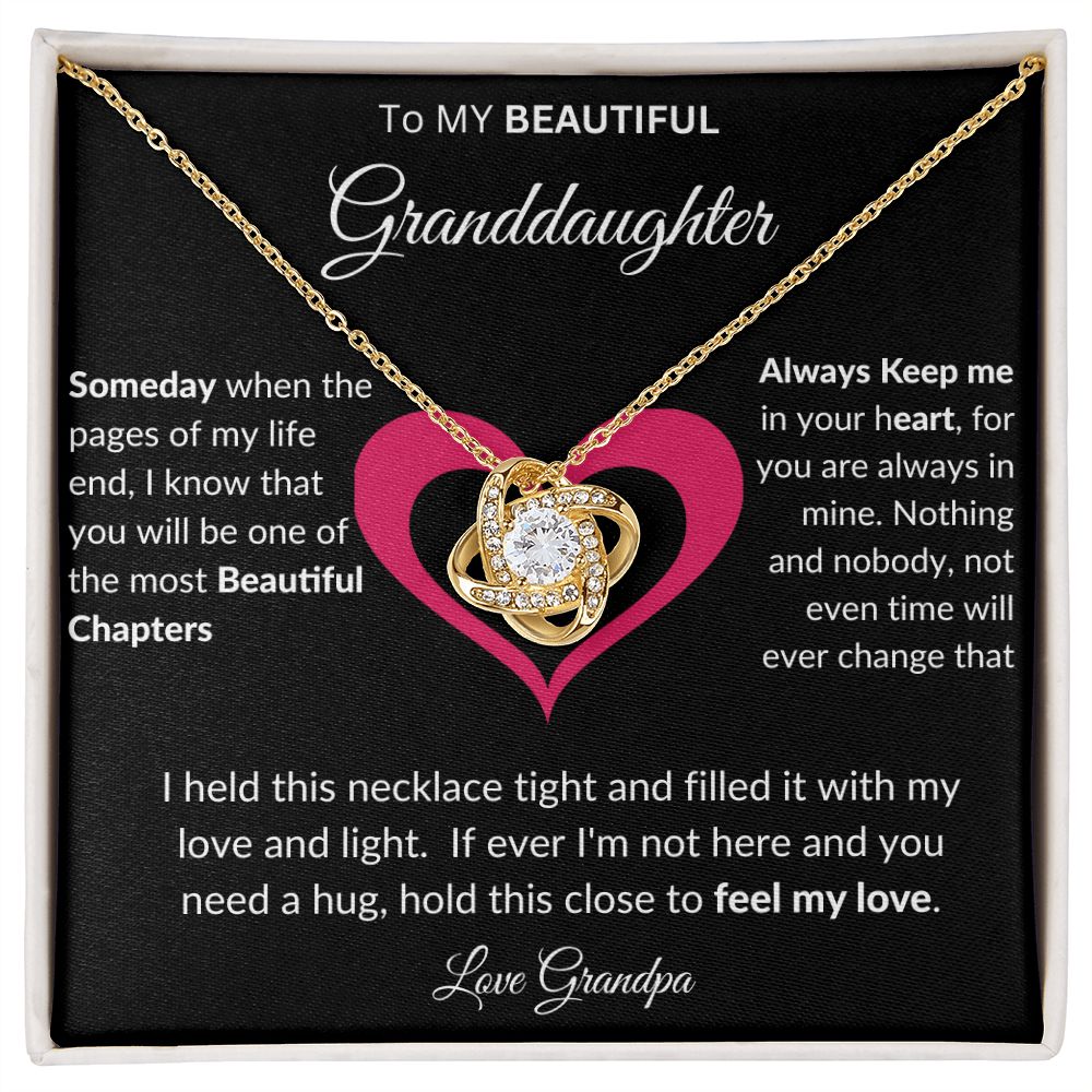 To My Beautiful Granddaughter:   Birthday, Holiday, Graduation Gift