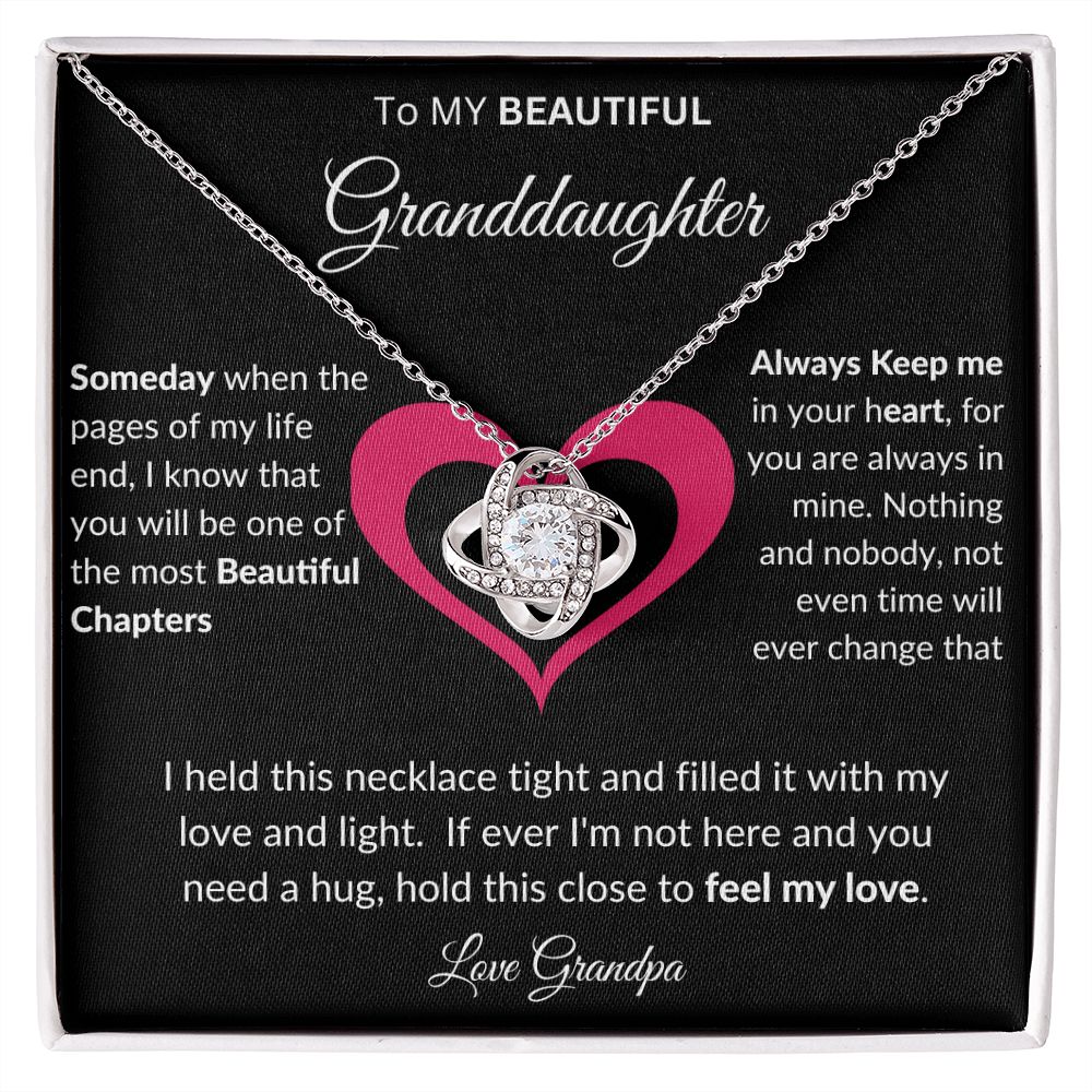 To My Beautiful Granddaughter:   Birthday, Holiday, Graduation Gift