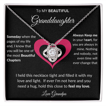 To My Beautiful Granddaughter:   Birthday, Holiday, Graduation Gift