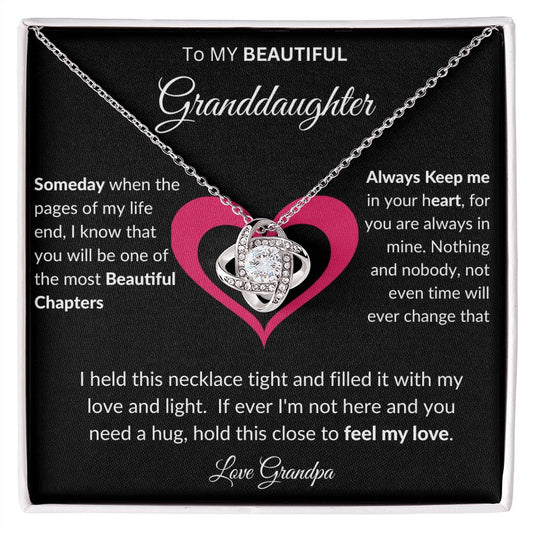 To My Beautiful Granddaughter:   Birthday, Holiday, Graduation Gift