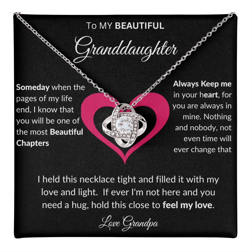 To My Beautiful Granddaughter:   Birthday, Holiday, Graduation Gift