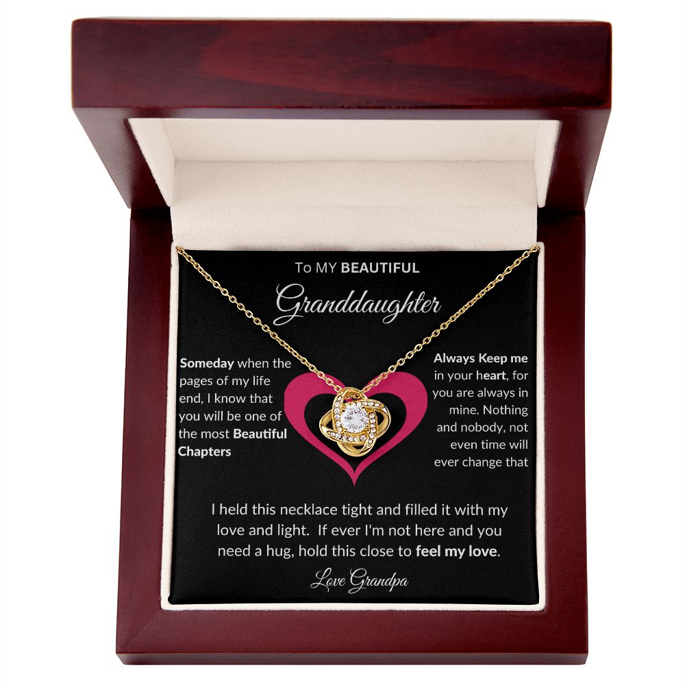 To My Beautiful Granddaughter:   Birthday, Holiday, Graduation Gift