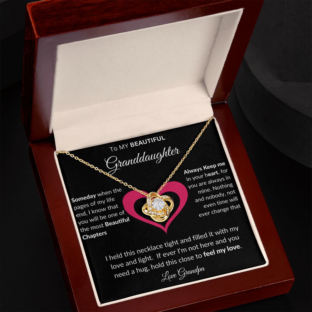 To My Beautiful Granddaughter:   Birthday, Holiday, Graduation Gift