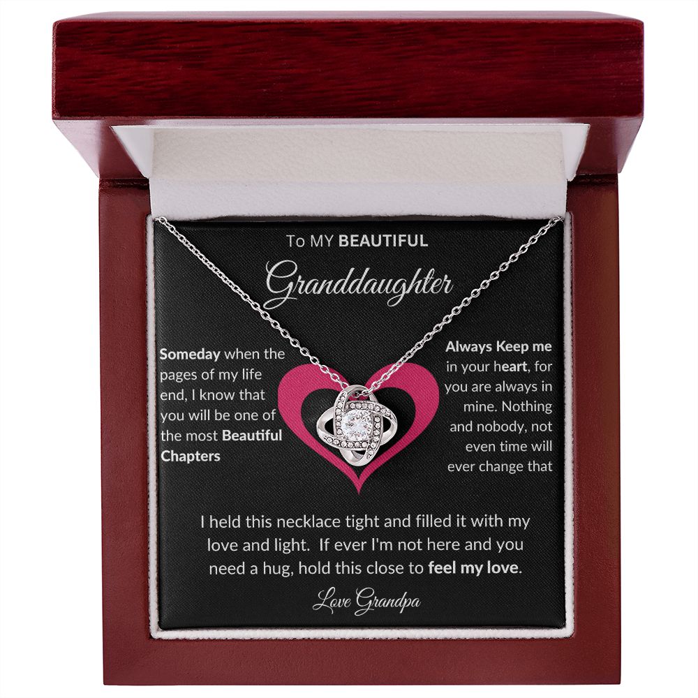 To My Beautiful Granddaughter:   Birthday, Holiday, Graduation Gift