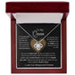 To My Queen Love Knot Necklace , Mothers Day , Birthday, Anniversary Gift or Just to say I love You!