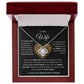 To My Wife Love Knot Necklace , Mothers Day , Birthday, Anniversary Gift or Just to say I love You!