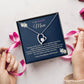 To My Beautiful Mom Forever Love Necklace.  Mother's Day, Birthday, Thank You  Gift