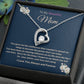 To My Beautiful Mom Forever Love Necklace.  Mother's Day, Birthday, Thank You  Gift